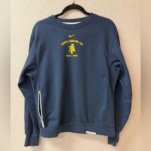 North Carolina A&T Men's Small Nike Dri‎ Fit College Fleece Crew-Neck Sweatshirt